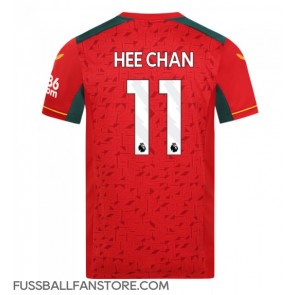 Wolves Hee-chan Hwang #11 Replik Auswärtstrikot 2023-24 Kurzarm